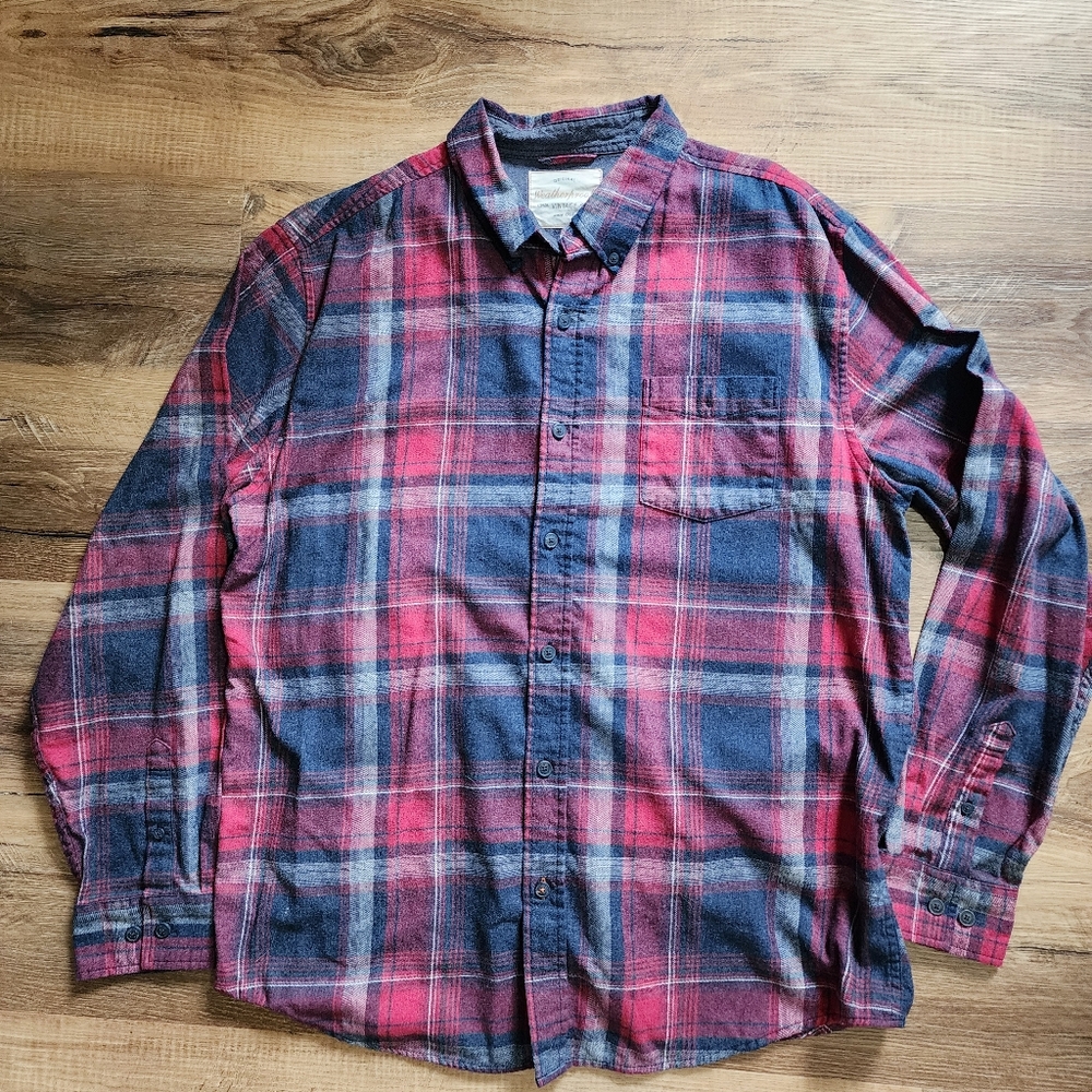 Original Weatherproof Vintage Flannel Shirt  Mens XL  western